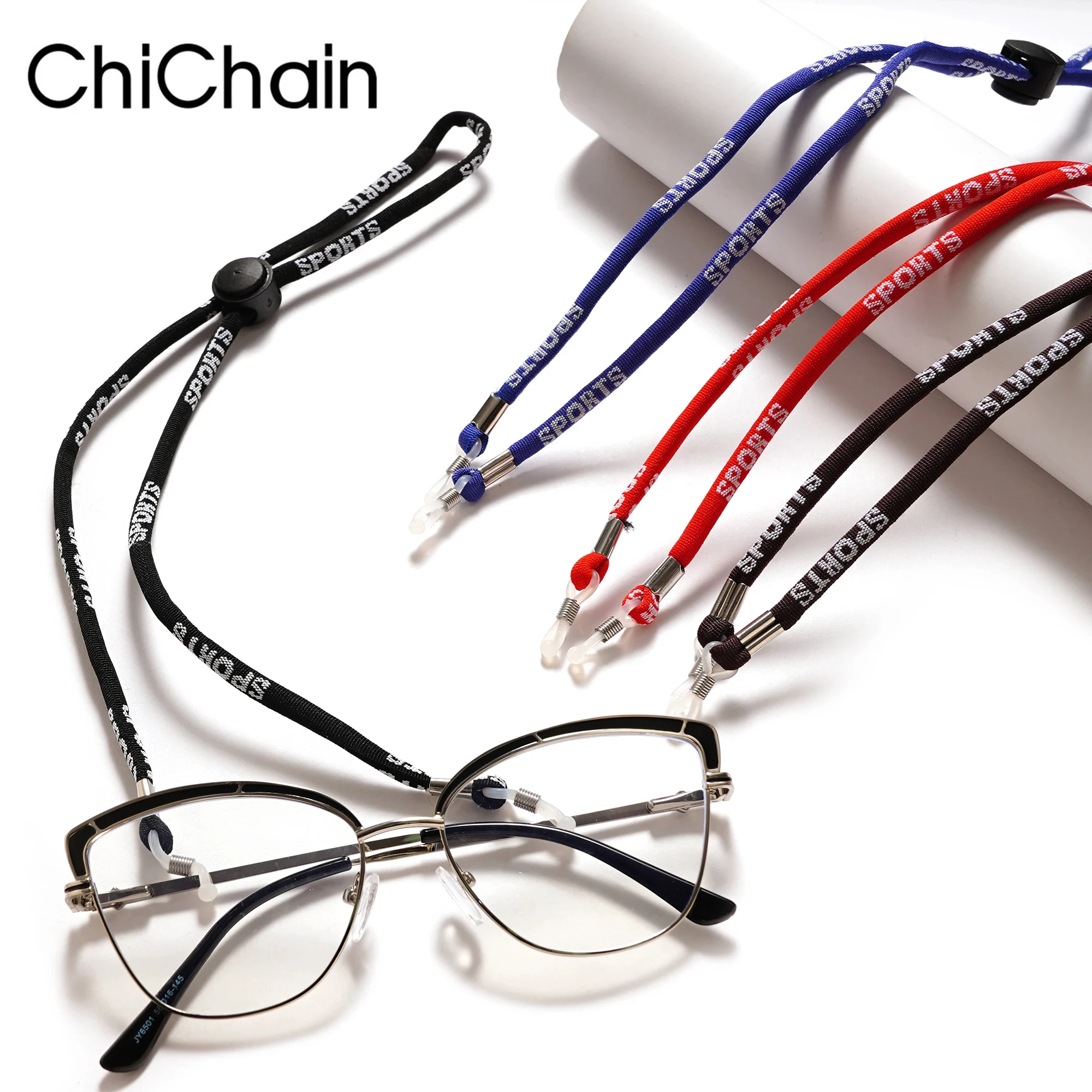 Sports Eyeglass Strap Sunglass holder Men Women Eyewear Retainer with Adjustable Buckles Reading Glasses Chain