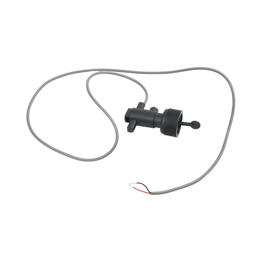 Black Plastic Water Flow Meter Switch Six Point Baffle Type For Gas Oil Water Monitoring Residential Commercial Heating Cooling