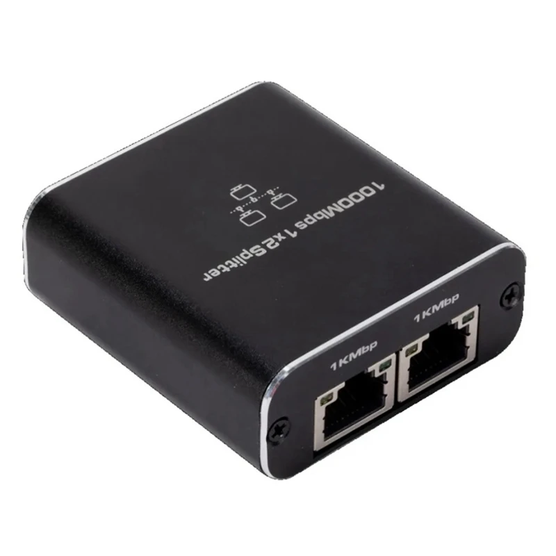 Network Splitter 1 To 2 Ethernet Splitter For 2 PC Laptop RJ45 Connector RJ45 Splitter 1 In 2 Out Ethernet Splitter
