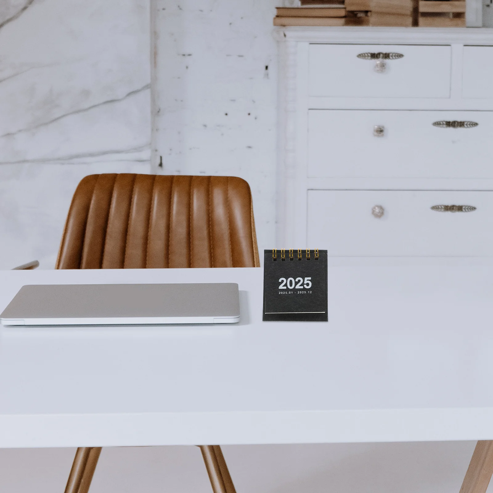 

Mini Desktop Calendar 2025 Flip Small Standing Monthly Desk Calendar For Office Home Classroom Compact Design Spiral Binding