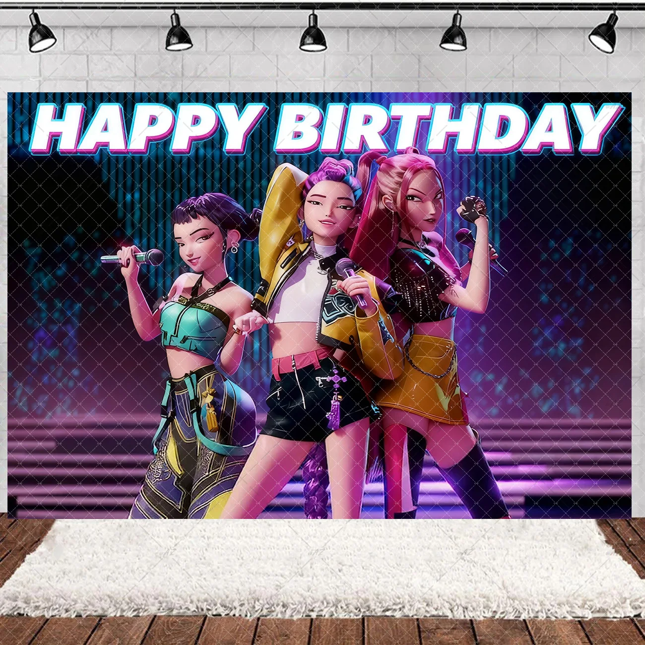 ホットKpopテーマ背景幕誕生日パーティーデコレーションピン - Photography Cheat Sheet のレビューと価格