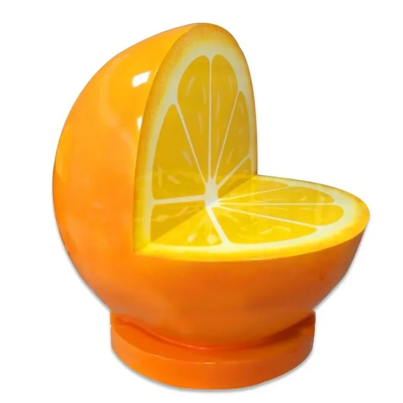 

Selected Good Items Hot Sales Fiberglass Fruit Shaped Bench Chair Modern Custom Design Furniture Chair