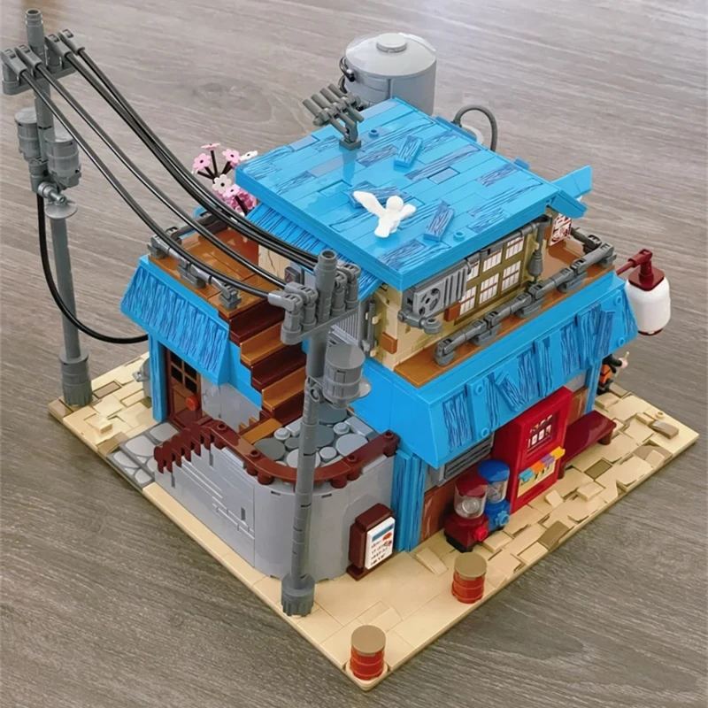keeppley Naruto building blocks Ramen Ichiraku assembled model Sasuke Kakashi figure difficult DIY toy birthday gift