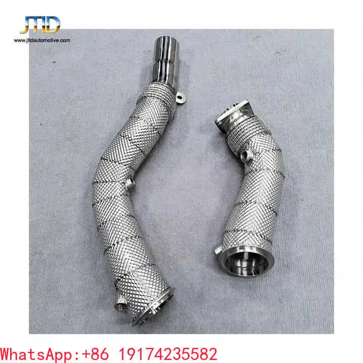 

Factory Stocking 304 Stainless Steel Straight Pipe Exh-aust Downpipe Without Heatshiled for BMW G80 M3 G82 M4