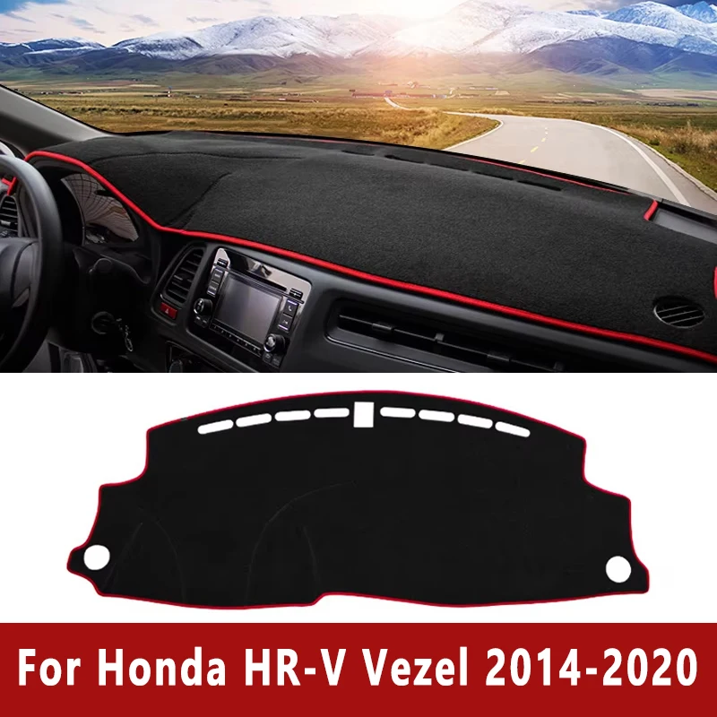 

Car Dashboard Mat Dash Covers Sun Shade Non-slip Pad Accessories For Honda HR-V HRV Vezel 2014 2015 2016 2017 2018 2019 2020