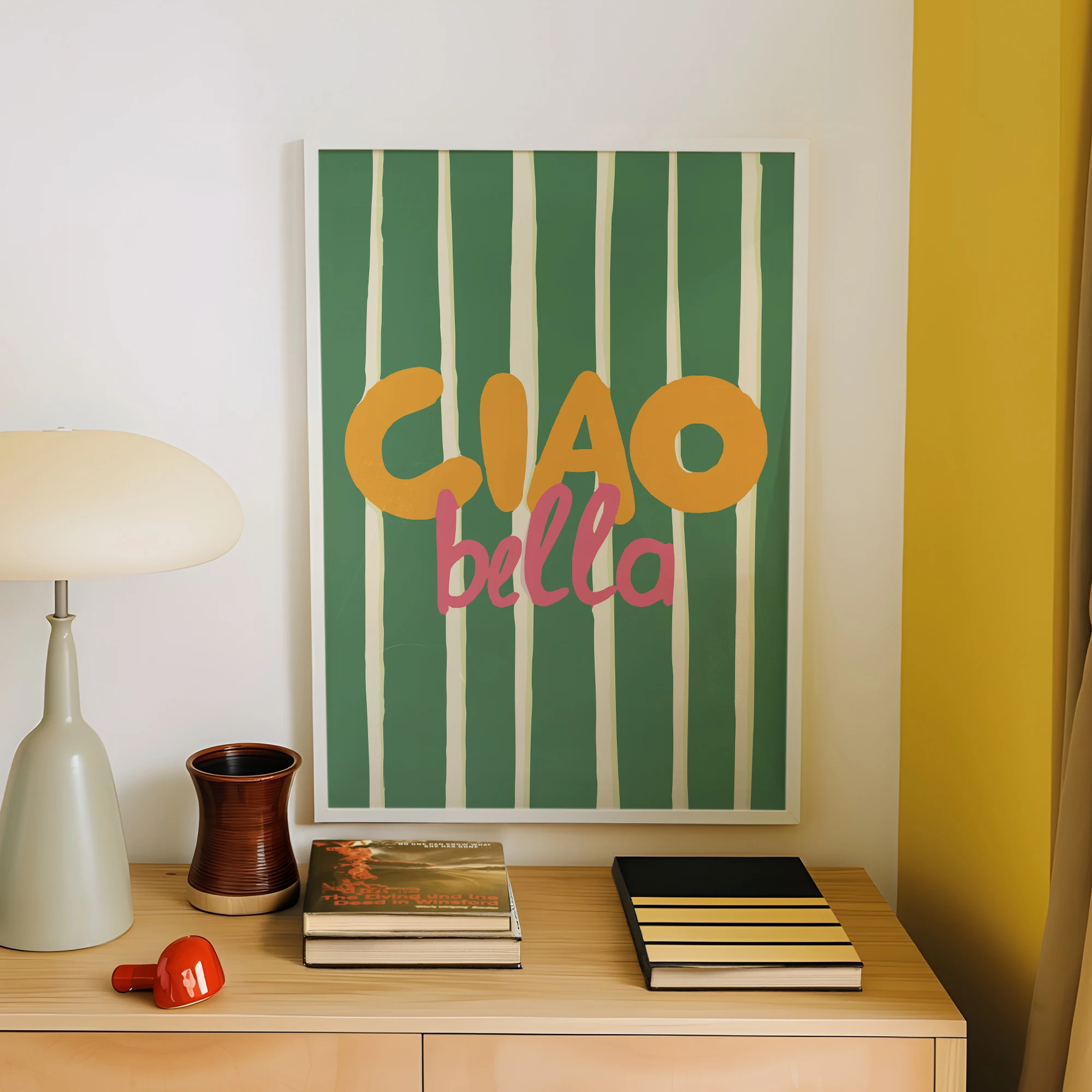 1pc Ciao Bella Vintage Italian - Vintage Fashion Wall Art recension och pris