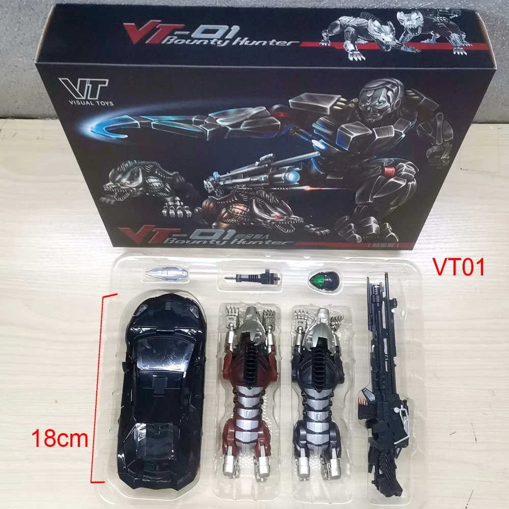 Dönüşüm Oyuncaklar Kilitleme VT01 Robot Bounty Hunter VT-01 Modeli