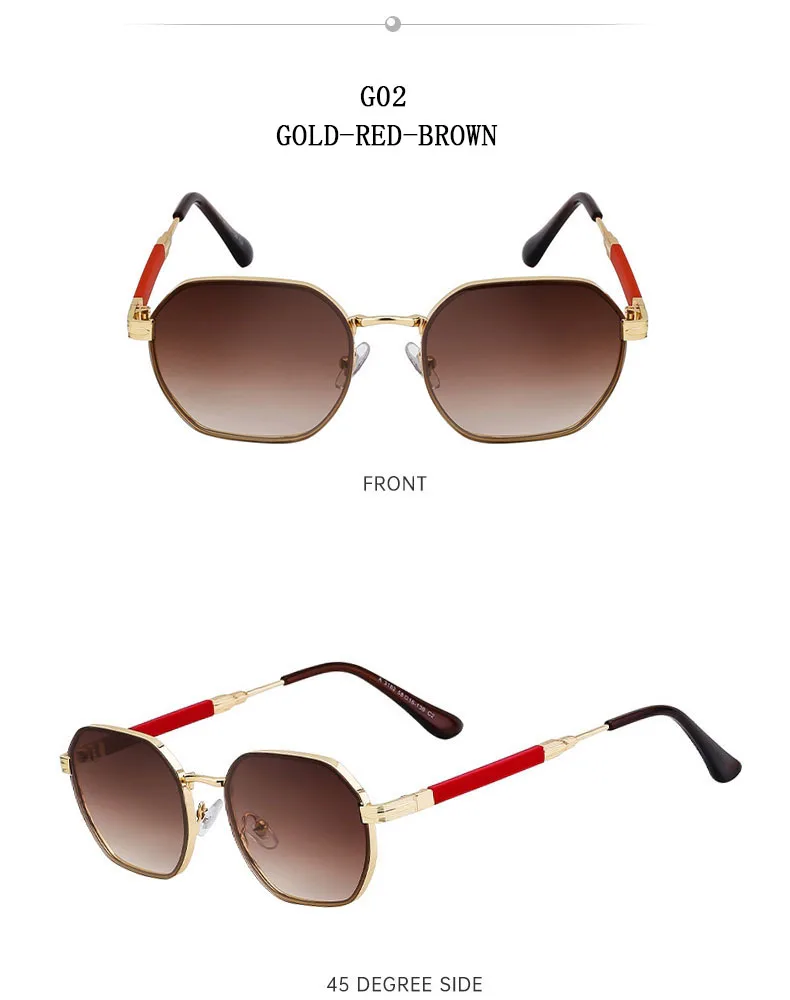 Vintage Sonnenbrille Für Männer Luxus Mode Gläser Shades Quadrat Sonnenbrille Frauen Trendy Gafas De Sol Hombre Zonnebril Occhiali – Detail 13