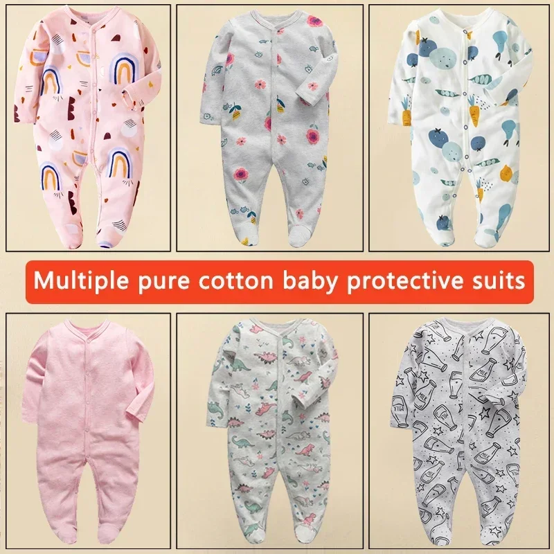 Four Seasons Toddler baby girl clothes bodysuit romper Print newborn baby girl Cotton Jumpsuits clothes 0 3 months baby romper