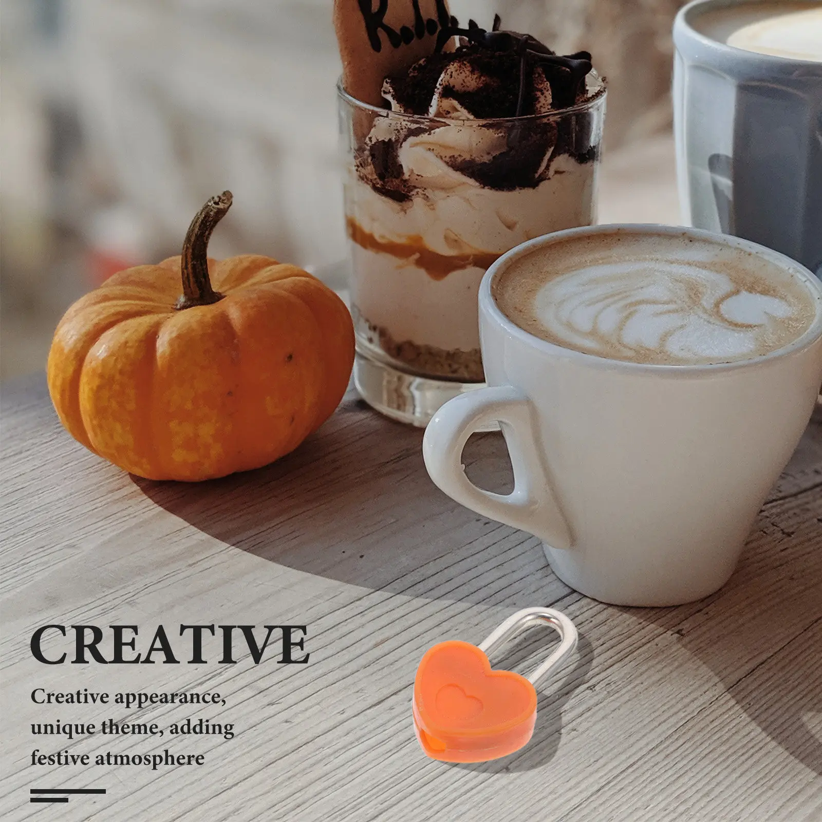 10Sets Heart Lock and Key Set Halloween Festive Mini Padlock for Treasure Box Jewelry Storage Diary Cabinet Decorative Small