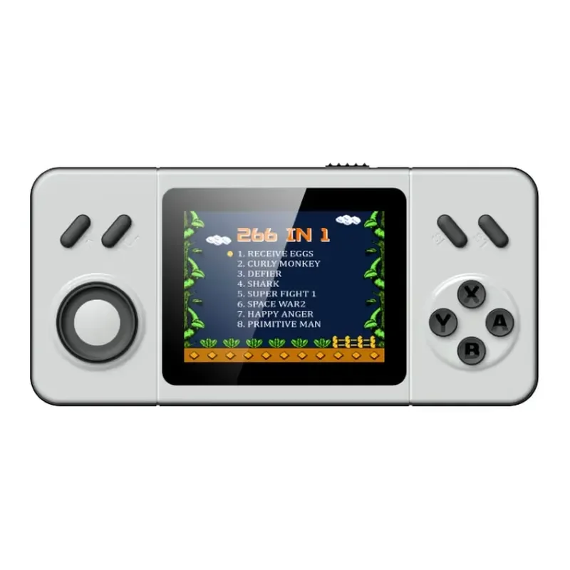 Newly released 2.8-inch screen portable retro mini game player wholesale classic handheld game console with 266 games