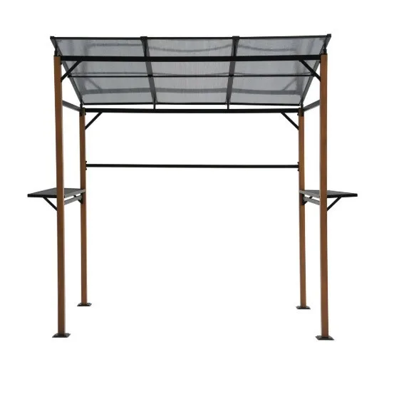 

Courtyard household barbecue simple installation small tent outdoor oven sunshade rainproof canopy wrought iron