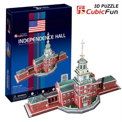 Cubic Fun Independence Hall (3D Puzzle)