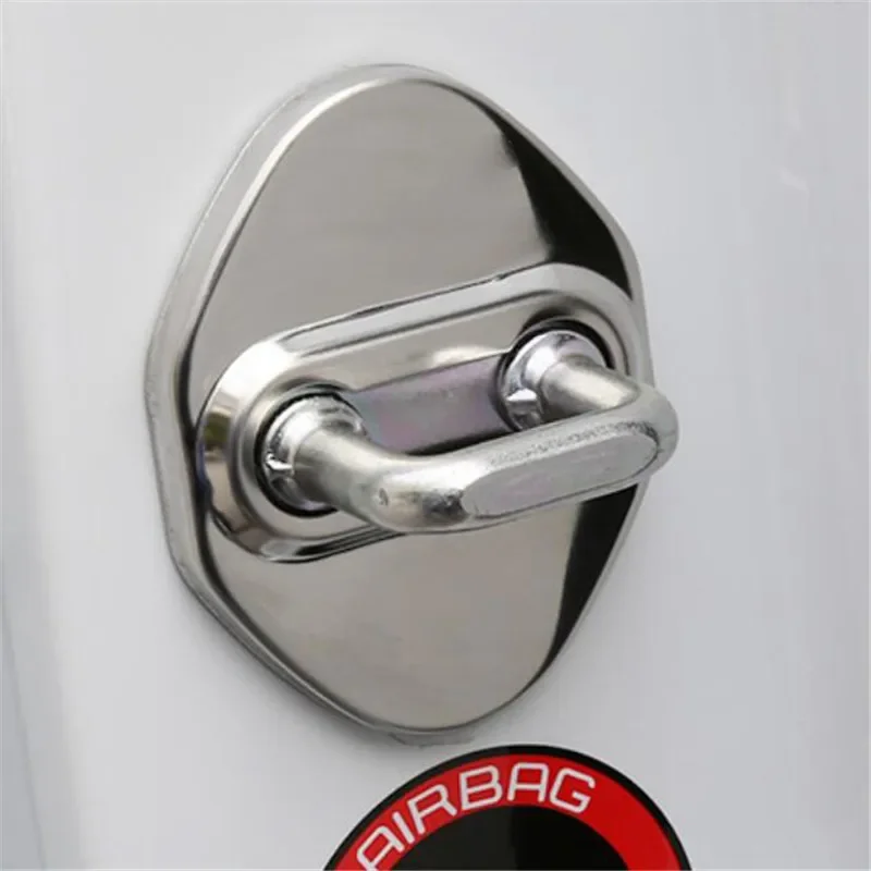 4pcs Car Door Lock Cover for Honda Elysion CR-Z XR-V CH-R Insight Ciimo For Mazda 5 6 For BYD F3 F6 G6 For Suzuki Vitara Alivio