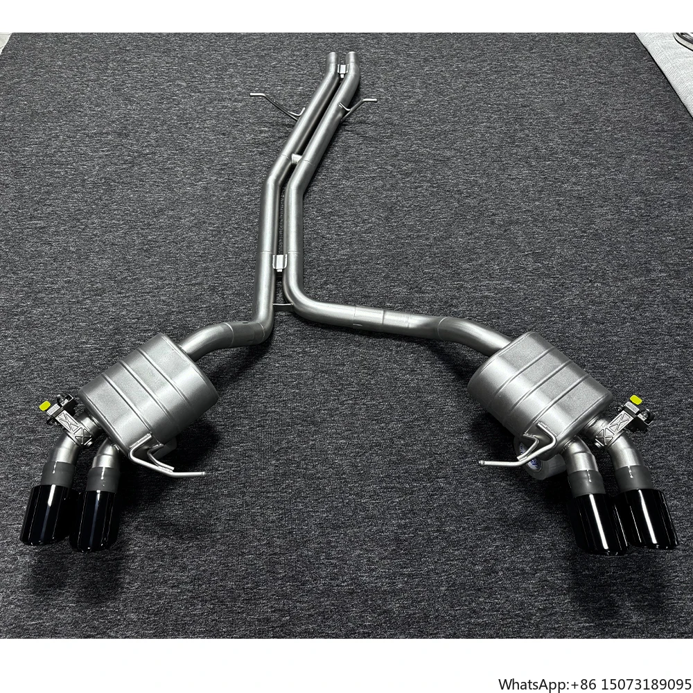 SS304 Valved Catback Exhaust System for 3.0T 2014-2023 Stainless Steel Racing Sport Car Exhaust Pipes Muffler