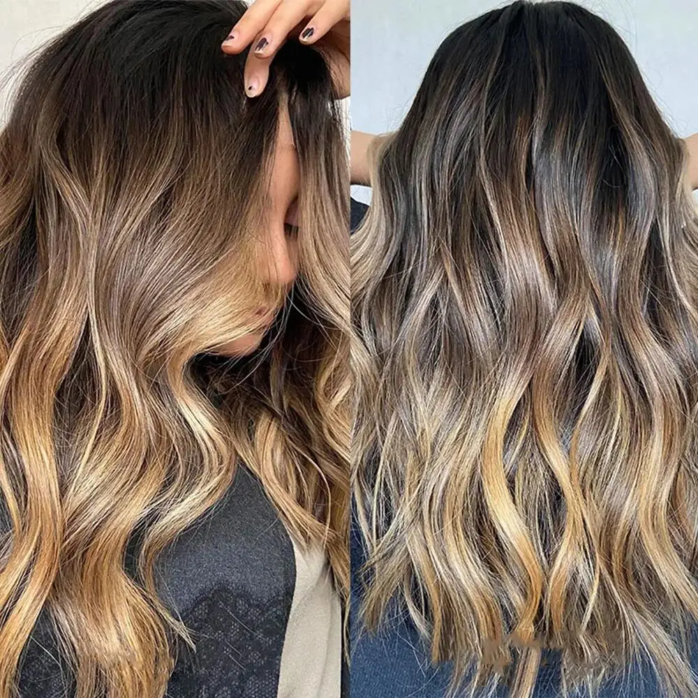 

Soft Highlight Brown Glueless Long body wave 5x5 Silk Base Jewish Human Hair With BabyHair HD Lace European Hair Preplucked