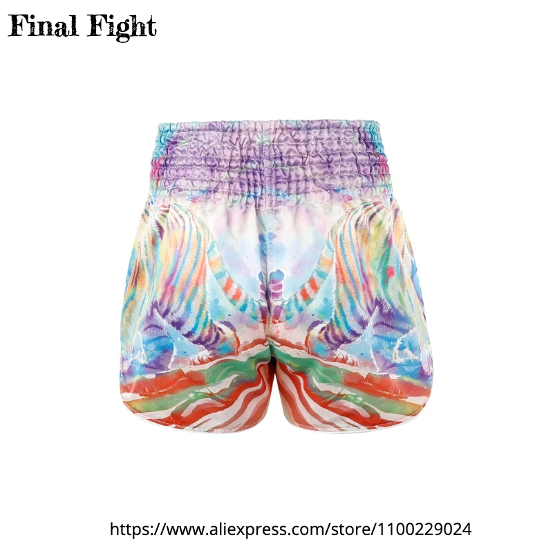 Athletics Muay Thai Shorts Men Boxing Shorts Women Kickboxing Short Boxing Trunks Classic Retro MMA Kickboxing Workout Clothing