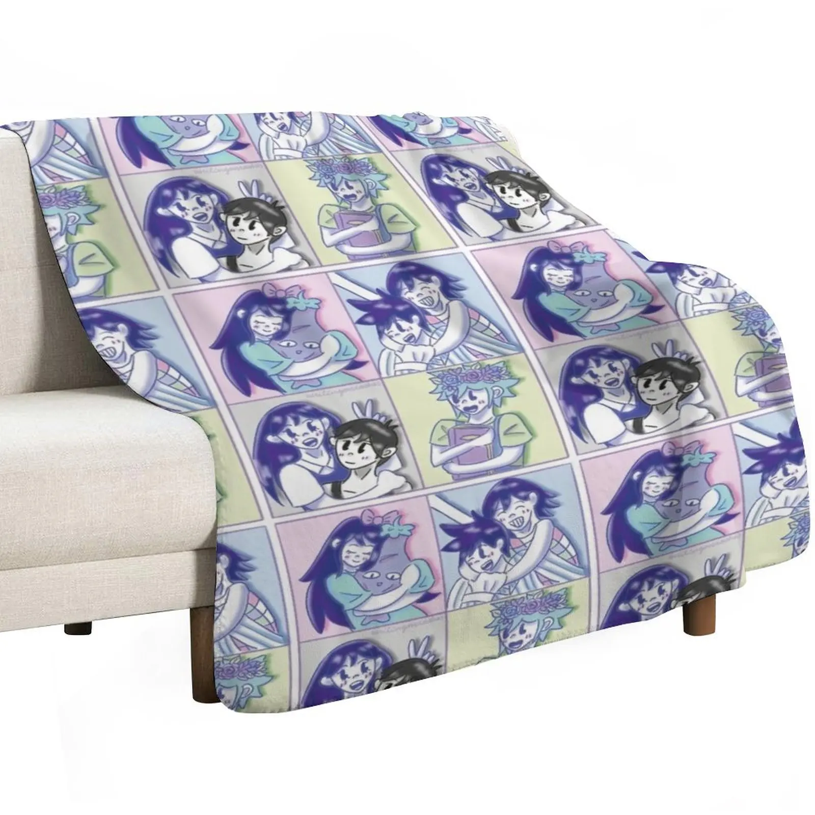 Omori Gang Throw Blanket Sofa Blankets Sofas Of Decoration Luxury St Kid'S Sleeping Bag Blankets For Sofas Blankets