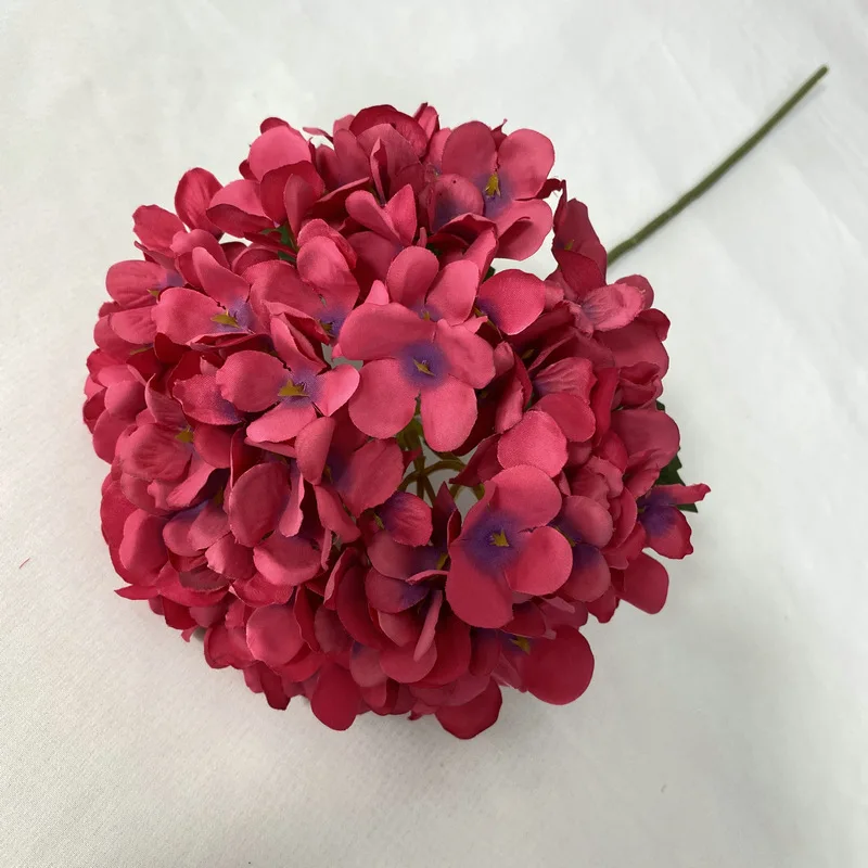 58Cm Kunstbloemen Zijde Hortensia Boeket Realistische Kleurrijke Bruiloft Home Party Woonkamer Tafeldecoratie
