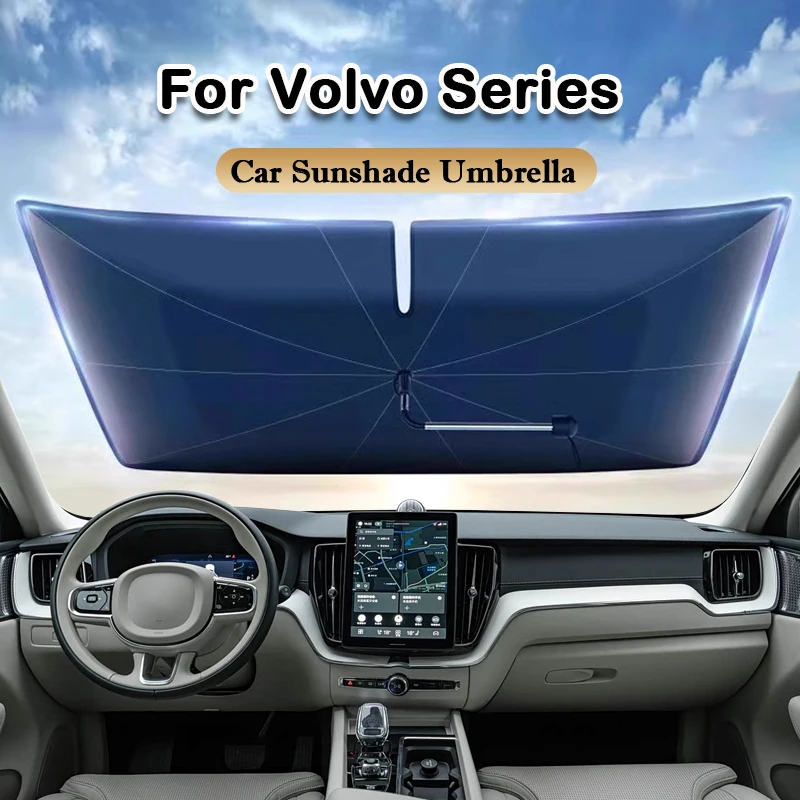 لفولفو XC40 XC60 XC90 S60 S90 V60 V90 زجاج سيارة ظلال مظلة الصيف UV حماية العزل الحراري اكسسوارات السيارات #1