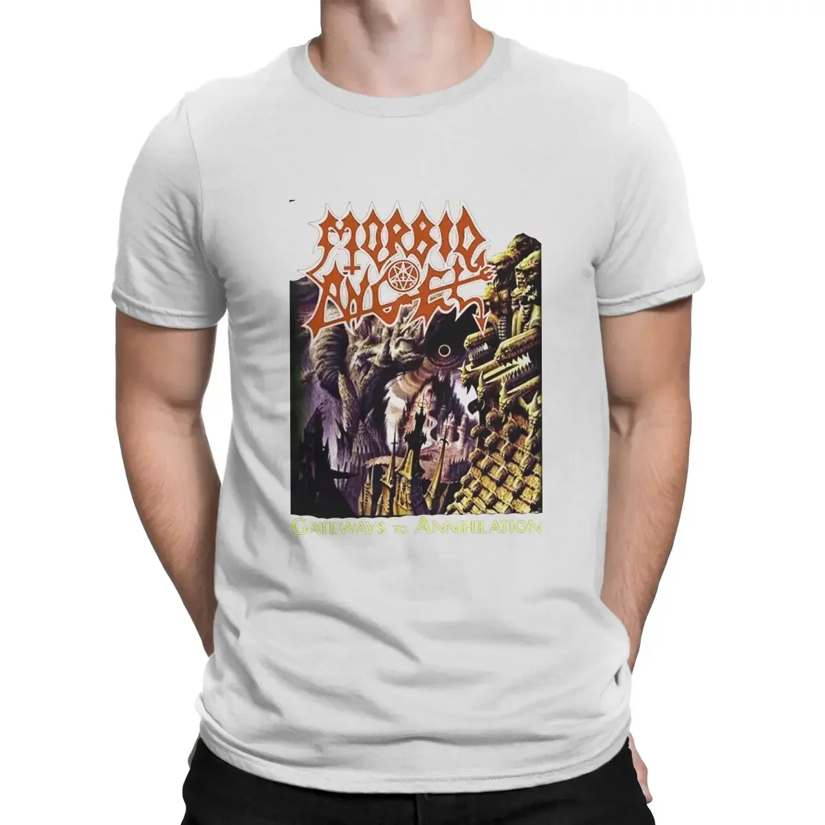 Humor Top Quality Birthday Gifts Gateways To Annihilation Man's TShirt M-morbid Angel O Neck Short Sleeve Fabric T Shirt 2024