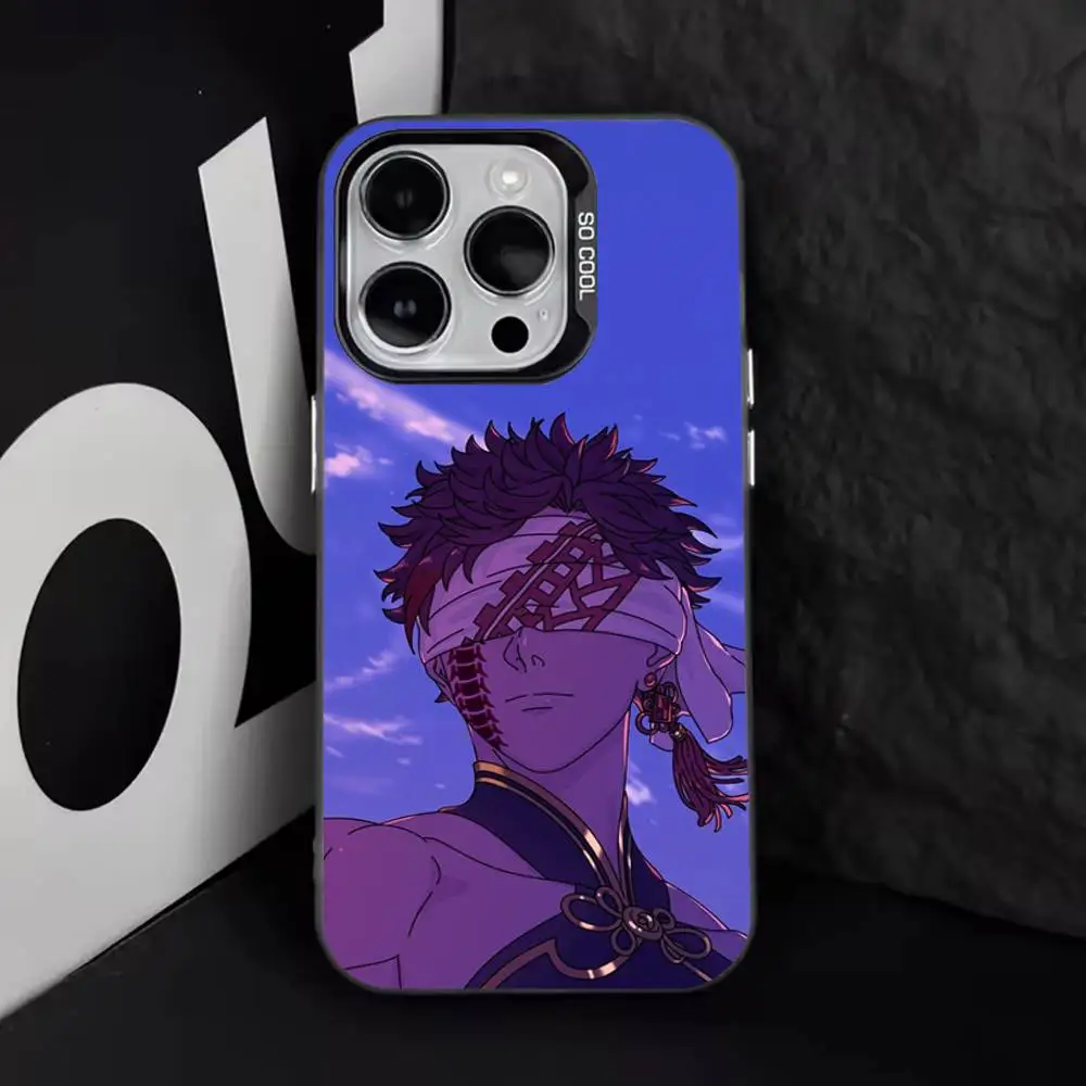 حافظة هاتف R-Record of Ragnarok Anime لهاتف iPhone 17,16,15,14,13,12,11,Pro,XS,Max,Plus,Mini,SE4,E IMD أسود غير لامع