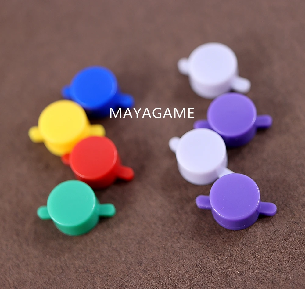 OCGAME1set High Quality 4 in 1 set Buttons For SNES Super NES Plastic ABXY Buttons For Nintendo Super FC Controller