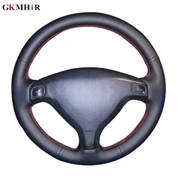 GKMHiR DIY Black Artificial Leather Car Steering Wheel Cover for Opel Astra G 1998-2007 Zafira A 1999-2005 Chevrolet Sail 2003