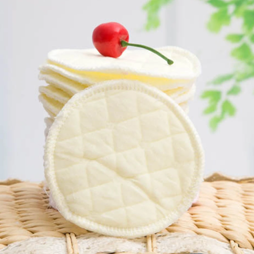 

6pcs Breast Milk Water Absorbent Cotton Nursing Protection Galactorrhea Washable Bra Pads Anti Leakage Reusable