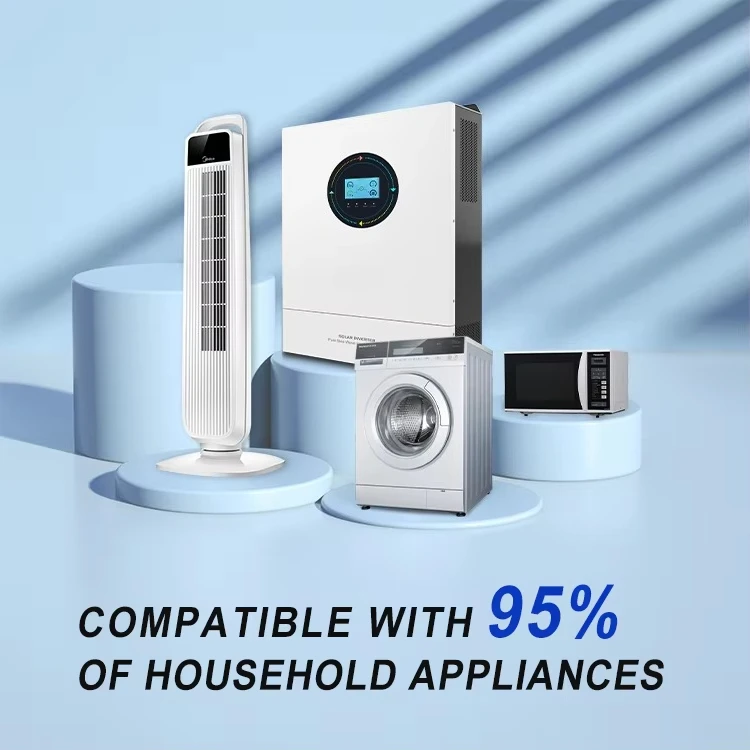 Techfine 8.6kw 8.6kva MPPT وظيفة متوازية مرحلة واحدة 48 فولت لوحة طاقة شمسية هجينة عاكس خارج الشبكة عاكس الطاقة #6