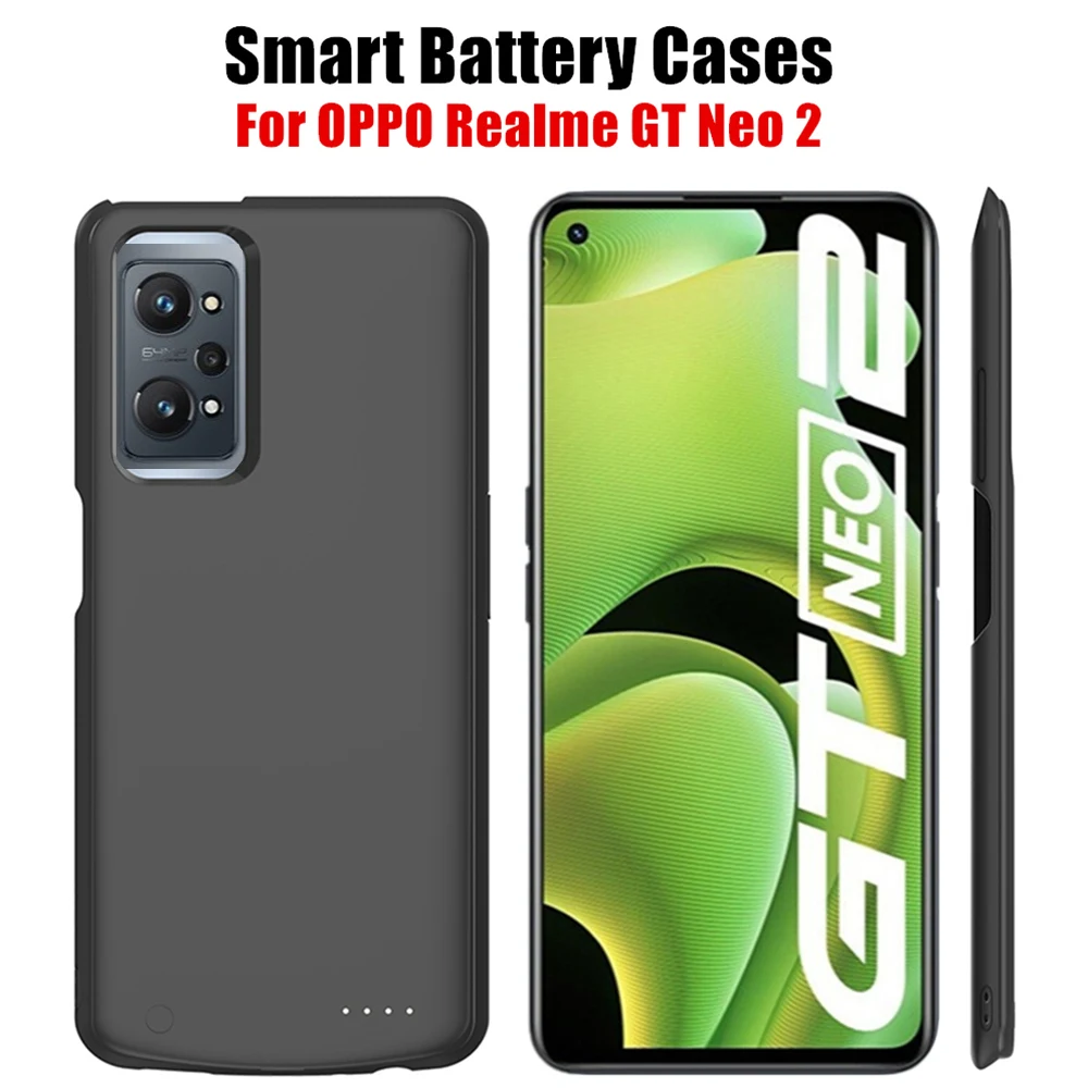 6800mAh Battery Charger Case For OPPO Realme GT Neo 2 3 Flash Explorer Master Edition Power Bank Cases Battery Phone Cover