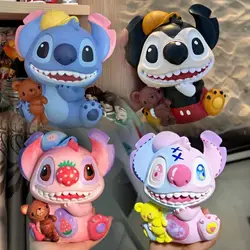 Disney Stitch figure ornaments Lilo & Stitch DIY creative hand-painted graffiti doll desk decoration accessories children's toys