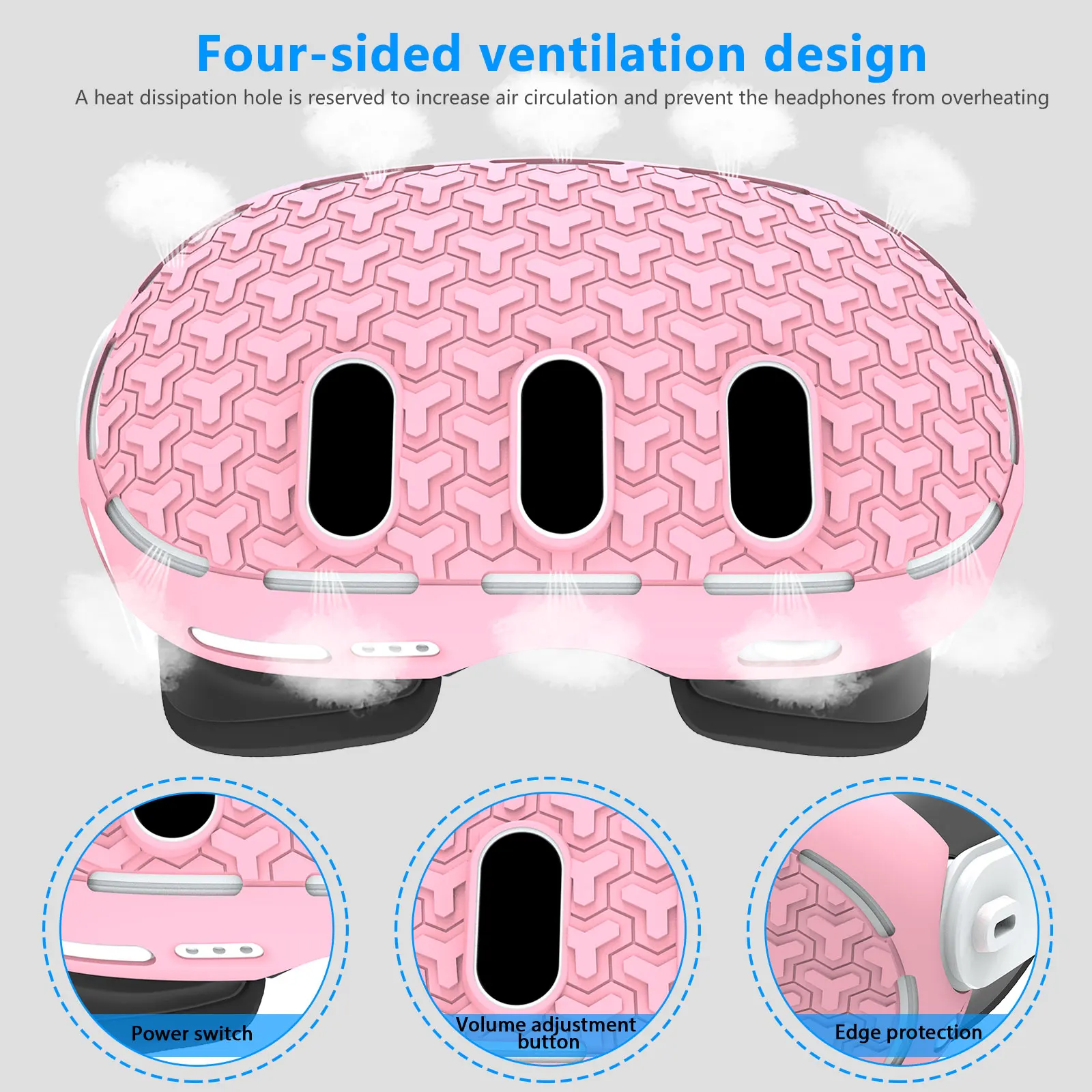 For Meta quest3 Silicone protective case Quest3 Silicone 7-piece quest3 accessory Long handle