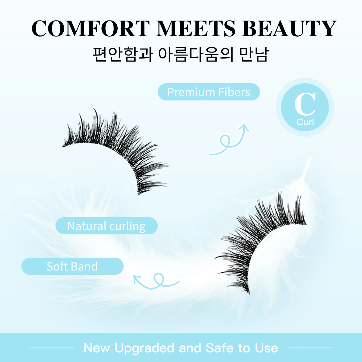 5 Paar Mange Falsche Wimpern Natural Cross Comic Eye Lash Extension Cosmetics Wiederverwendbare koreanische Augen-Make-up für Mädchen