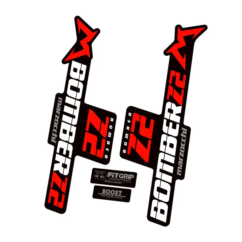 Front Fork Decals MTB Road Bicycle Stickers Racing Cycling DIY Protect Colorful Film Kit Bike Accessories