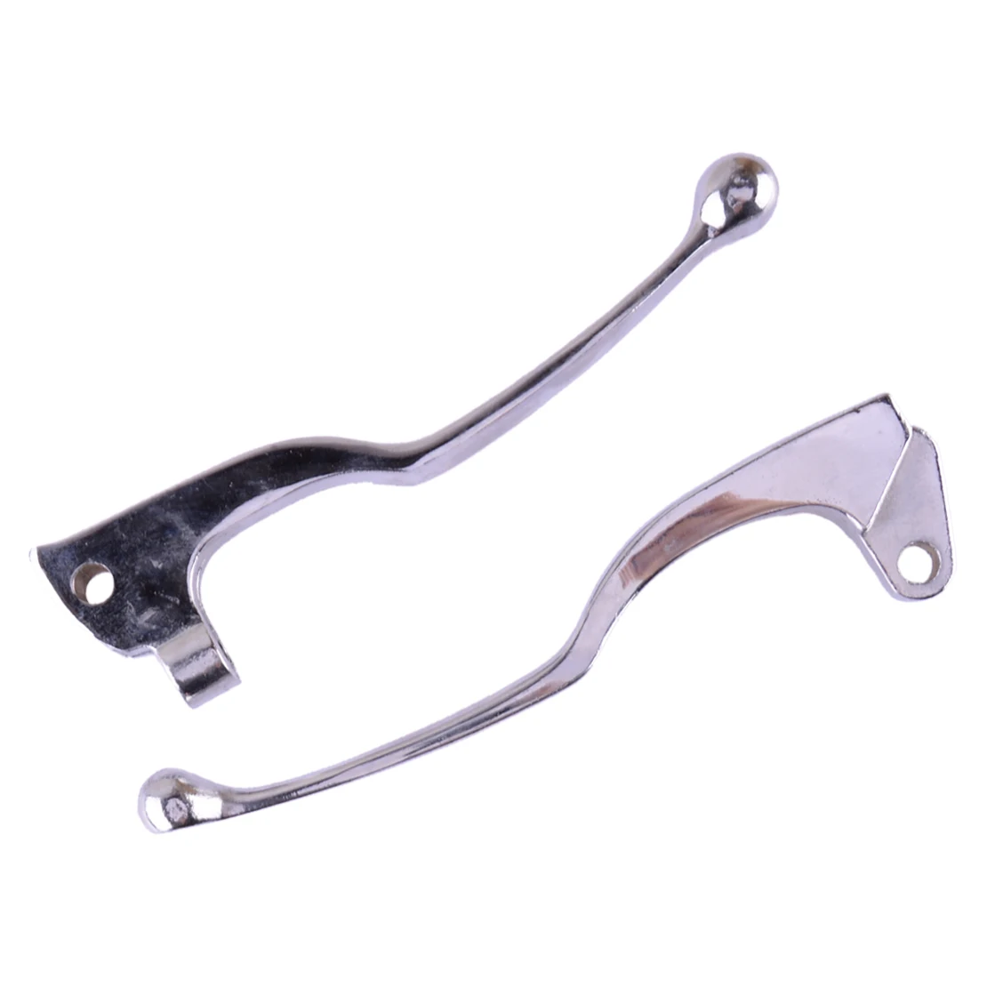 1 Pair Chrome Motorcycle Left Right Brake Clutch Lever Handle Fit for Yamaha V-Star 650 1100 Custom XVS400 Dragstar 1999-2002