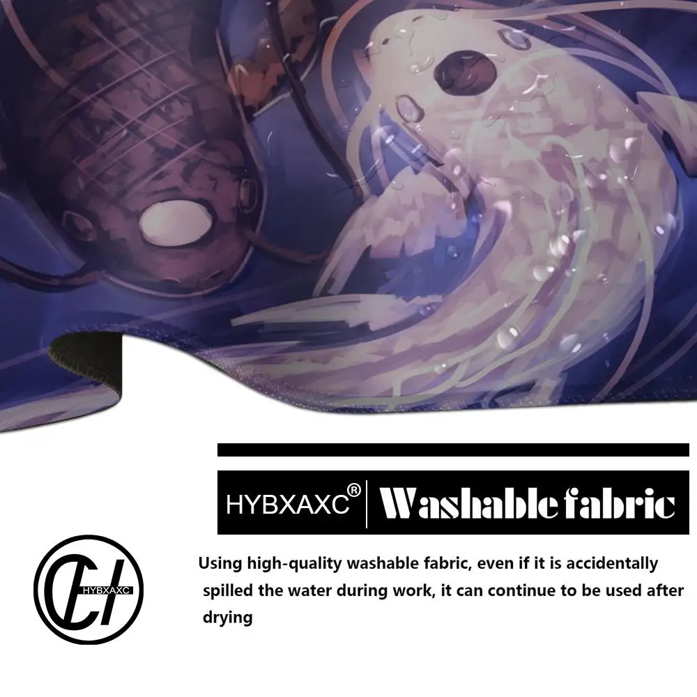 Yin Yang Fish Koi Mouse Pad Cute HD Desk Pad Extended Gaming Keyboard Mats Large 90x40cm XXL Gamer Mousepad