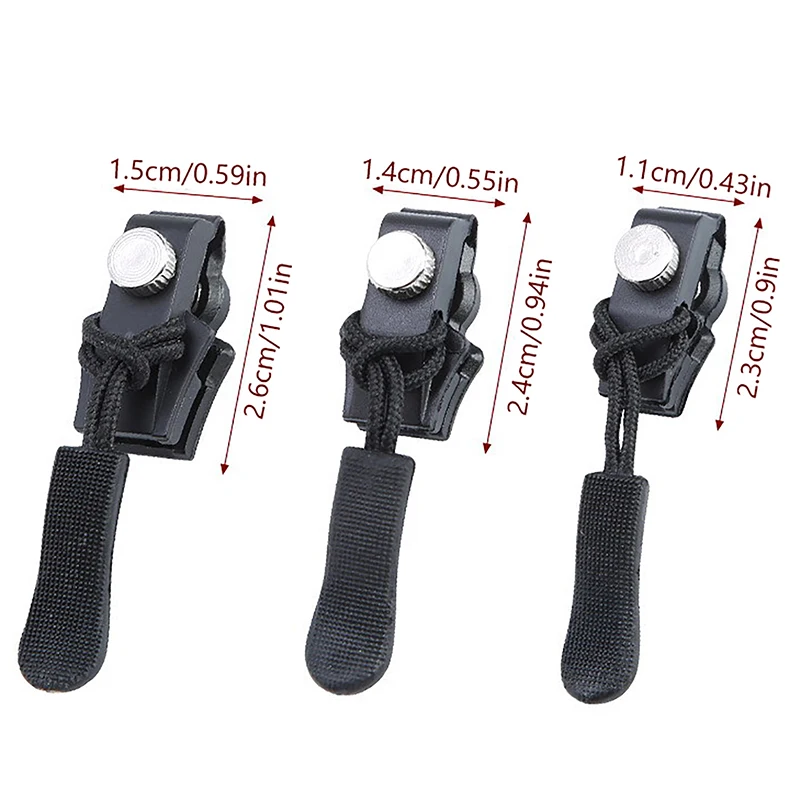 6Pcs Universal Instant Zipper Repair Replacement Kit Durable Fix Zipper Sliding Teeth Rescue Screw Zipper Head