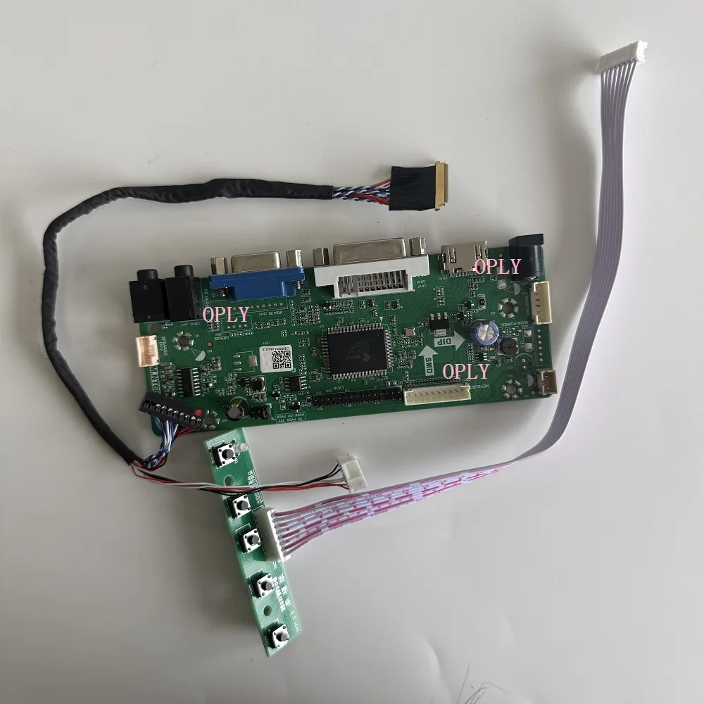 M.NT68676 for B101AW06 B101AW02 B101AW03 1024X600 10.1inchmonitor LED LCD Controller board HDMI-compatible DVI VGA panel Screen