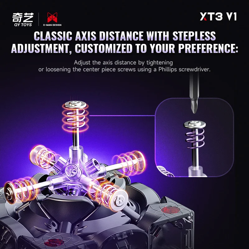 2024 Nuovo Qiyi XT3 V1 3x3 Cubo Pioneer UV Magnetico Magico Cubo di Velocità Senza Adesivo XT3 3x3x3 Fidget Giocattoli Cubo Magico Puzzle Giocattoli Divertenti