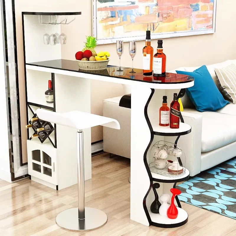 

Household bar table Simple modern porch cabinet Wine cabinet Living room Dining room Partition cabinet Simple wall bar counter