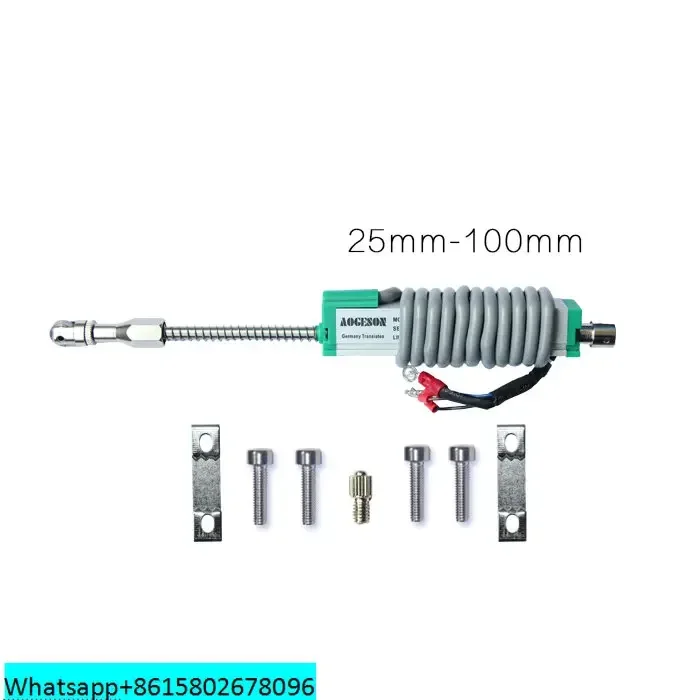 Miniatur Spring Reset Otomatis Elektronik Penguasa KTR-10 25 50 75 100 125 150 175 200 225 250 275 300 Mm sensor Perpindahan