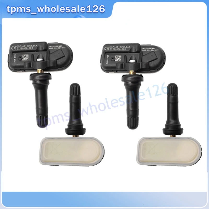 68157568AA Car Tyre Pressure Monitor System Sensor 4PCS For 2014 2015 2016 2017 2018 RAM 1500 2500 3500 TPMS 434MHZ 68249197AA