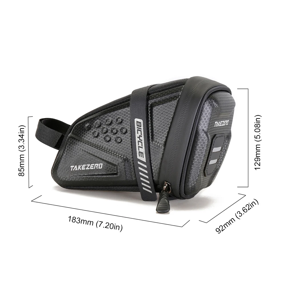 1L دراجة جيب حزمة سعة كبيرة مقعد الدراجة حقيبة الدراجات حقيبة عاكسة دراجة السرج حقيبة إيفا للدراجات الطريق الجبلية