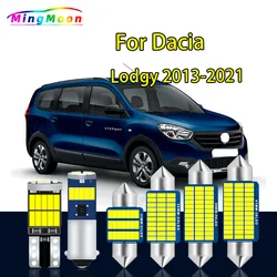 11Pcs LED Interior Map Light Kit For Dacia Lodgy 2013 2014 2015 2016 2017 2018 2019 2020 2021 Canbus No Error Car Led Bulbs