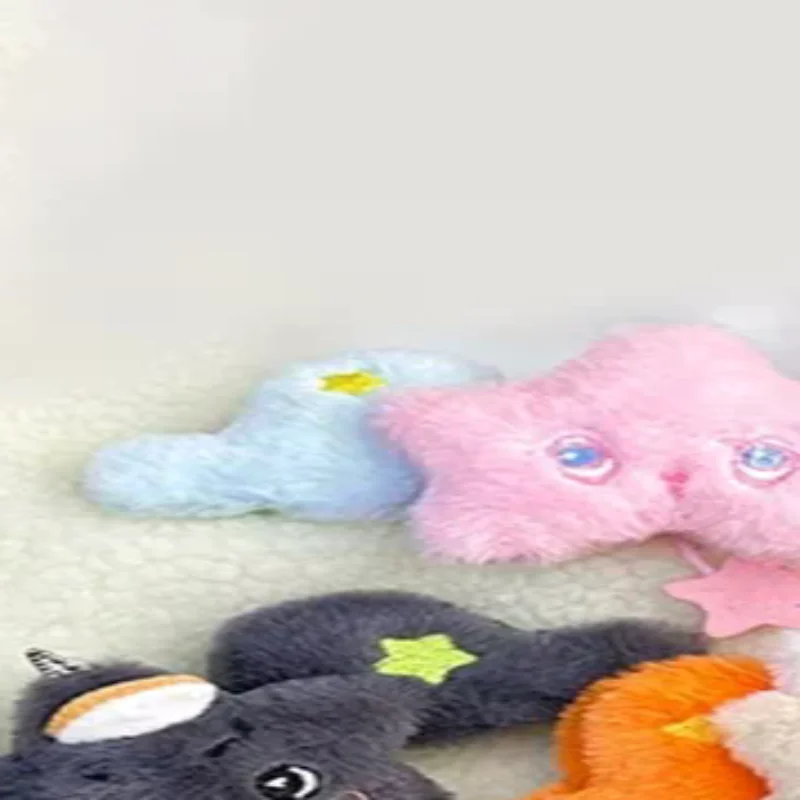 

1PC Cartoon Wings Star Pendant Keychain Cute Doll Pendant Creative Kawaii School Bag Decoration Accessories Gifts