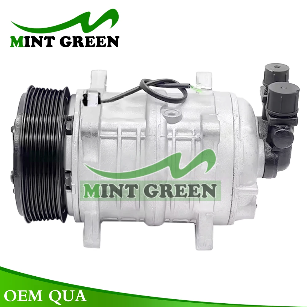 

Компрессор кондиционера AC для тяжелых условий эксплуатации Valeo TM16 TM-16 43556120 48846120 10356120 2521195 8800022 12В/24В 8 пазов