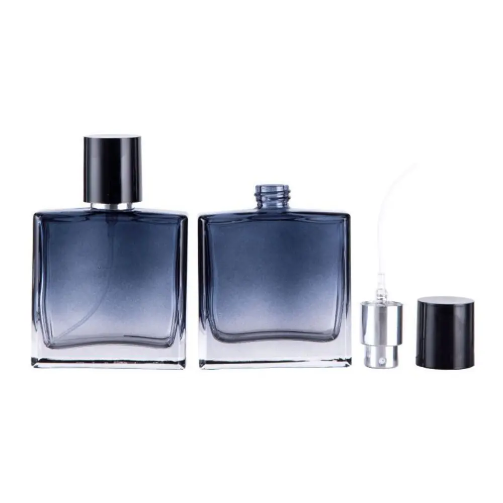 ミニ大容量スクエアボトル空ボトル理髪ガラスアトマイザーモイスチャライザー液体容器ディスペンサー化粧