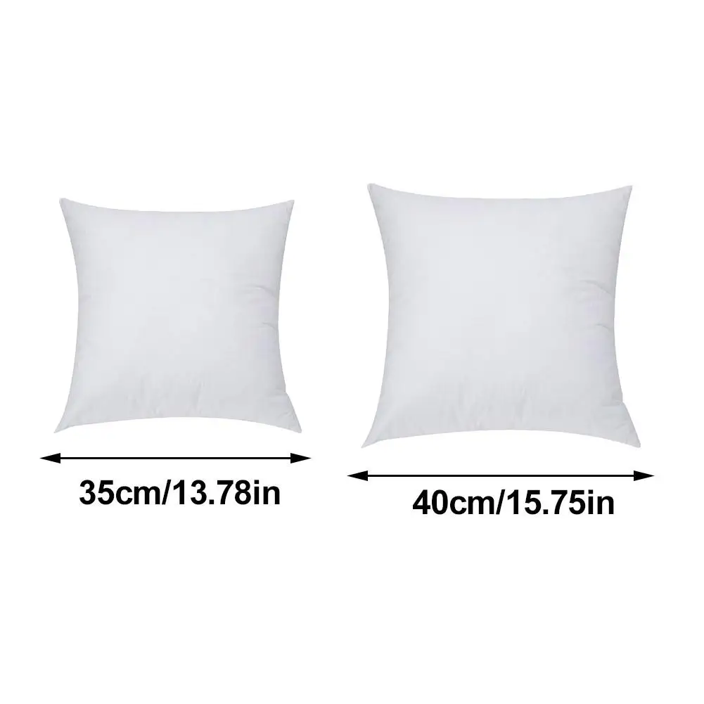 Bantal isi 40*40/35*35cm dengan inti bantal, kain tidak ditenun lembut elastis, bantalan mobil, inti bantal Sofa Hotel rumah