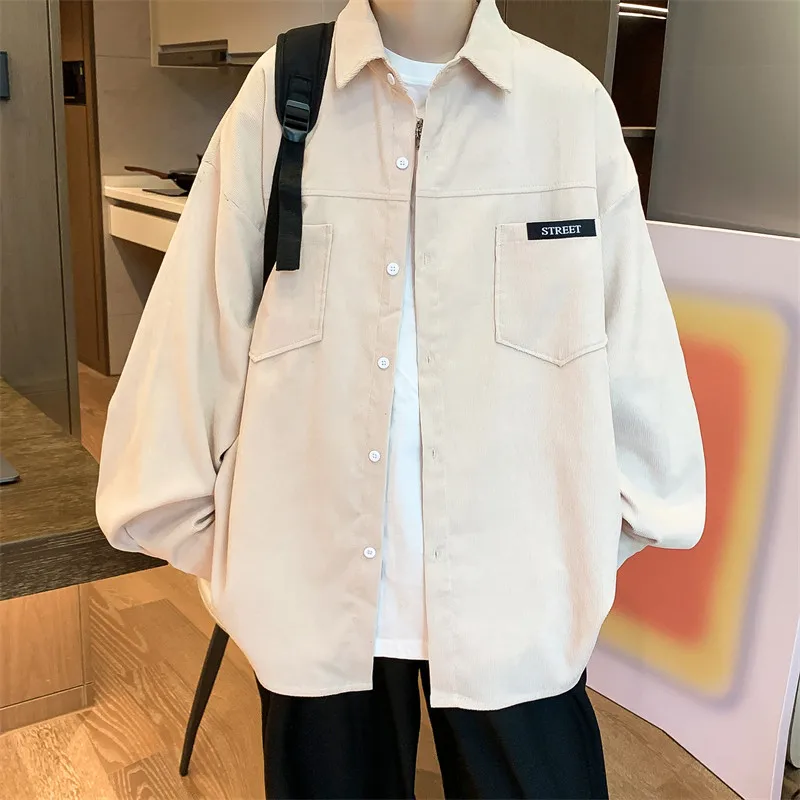 

Casual Thick Long Sleeve Men's Shirt Jacket Spring Autumn Winter New Style Large Size Youth Travel Polyester Nylon Spandex